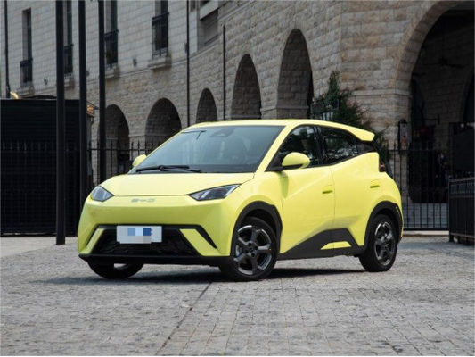Yellow Byd Seagull Hatchback Kendaraan Mobil Listrik Murni 5 Kursi