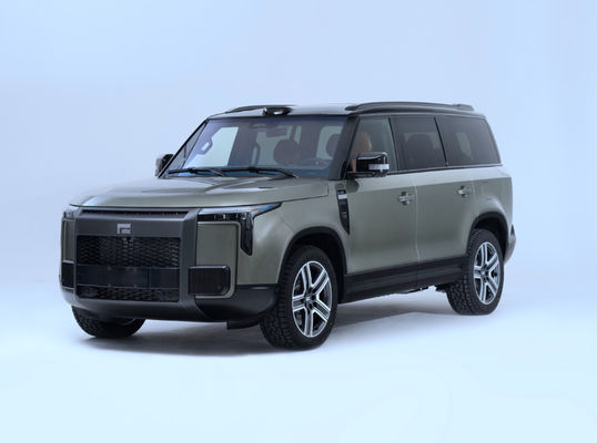 Plug In Extended Range Hybrid Vehicle Automobile SUV besar Berputar empat roda