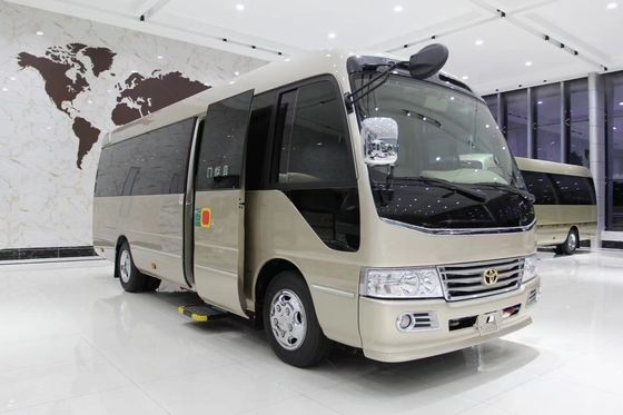 Toyota Coaster 8 Seater Bus Wisata Bus Bisnis Resepsi Bus Gasoline Rear Drive 4×2 Manual