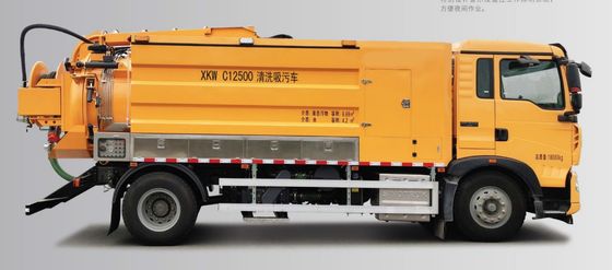 Mobil Penyedot Air Limbah C12500 Serbaguna Untuk Pembersihan Industri