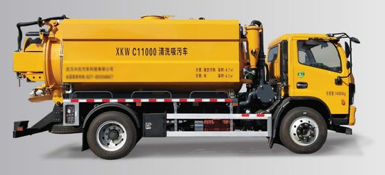 Truk Pompa vakum limbah profesional C11000 untuk kebutuhan pembersihan komersial