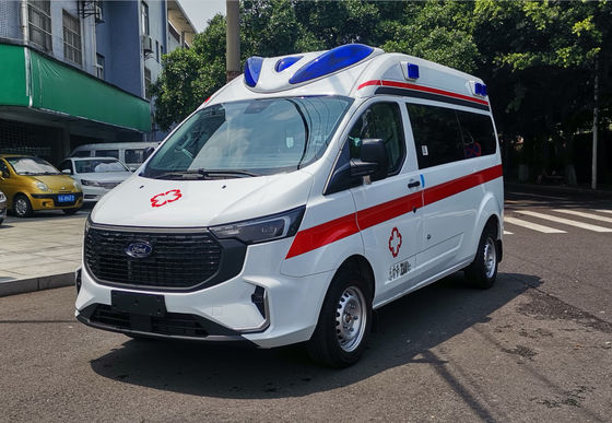 Harga yang bagus Ambulans darurat medis Ford Transit 162HP 5 kecepatan on line
