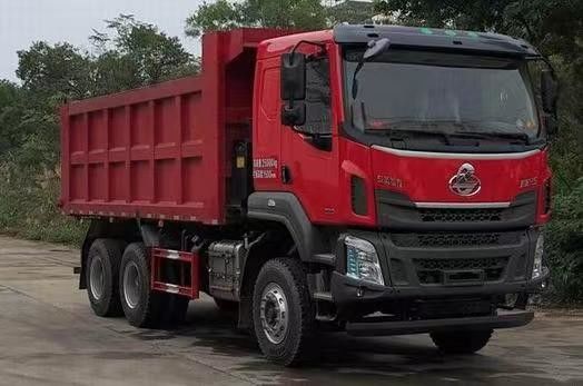 Harga yang bagus Dongfeng Liuqi 8.5M Tiga poros 3 kursi roda belakang drive dump truck manual transmisi on line