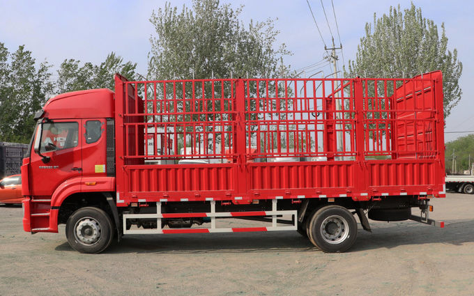 Red 8x2 Truck Diesel Heavy Truck Vehicle 316/429 Kekuatan kuda 2