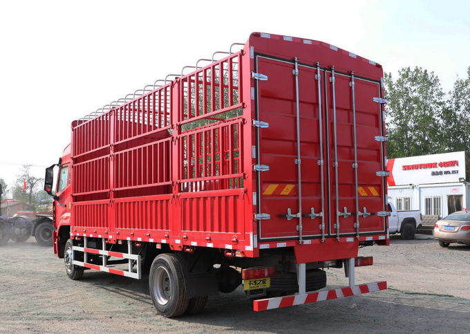 Red 8x2 Truck Diesel Heavy Truck Vehicle 316/429 Kekuatan kuda 1