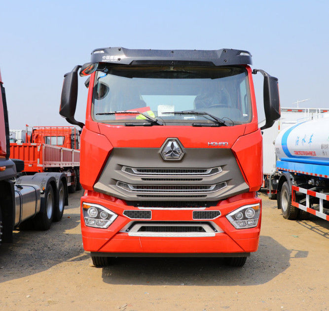 Red 8x2 Truck Diesel Heavy Truck Vehicle 316/429 Kekuatan kuda 0