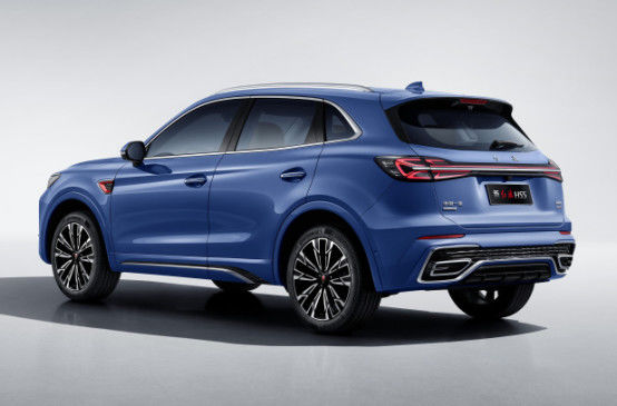 Blue Hongqi Sport Utility Vehicle 185kw 5 kursi Gasoline Hongqi Suv 1