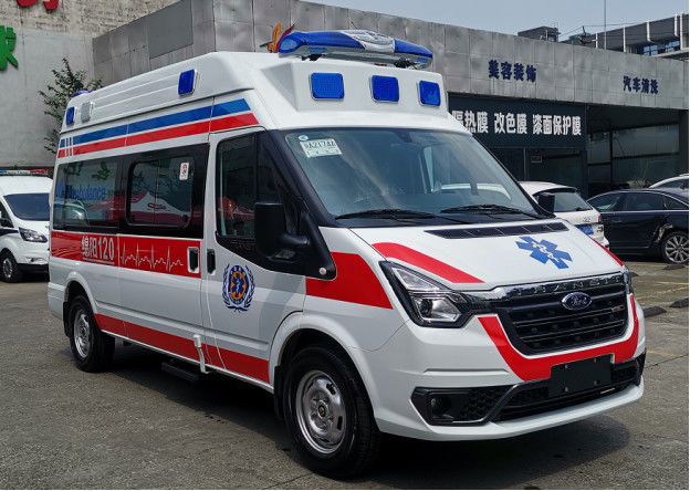 9 kursi Ambulans darurat medis Ford Transit Custom 3