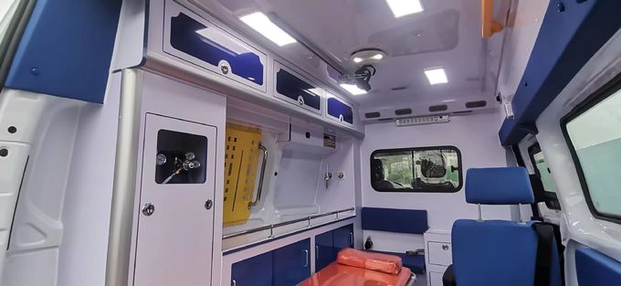 7 Kursi / 8 Kursi Ambulans Darurat Medis Ford Transit Van Ambulans 4