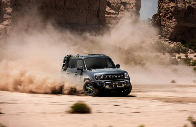 2023 Chery Jietu Benzin Kendaraan Off-Road Mobil Penggerak Empat roda 3