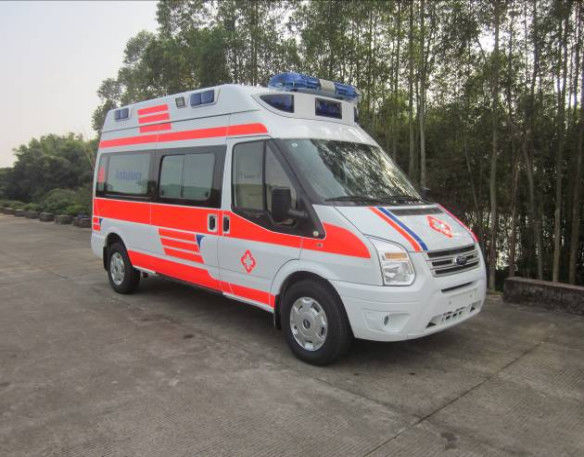 9 kursi Ford Transit Ambulance 6 kursi Medi Cal Ambulance Depan Belakang 4×2 4