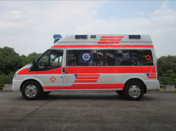 9 kursi Ford Transit Ambulance 6 kursi Medi Cal Ambulance Depan Belakang 4×2 3