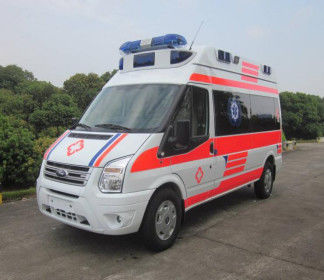 9 kursi Ford Transit Ambulance 6 kursi Medi Cal Ambulance Depan Belakang 4×2 0