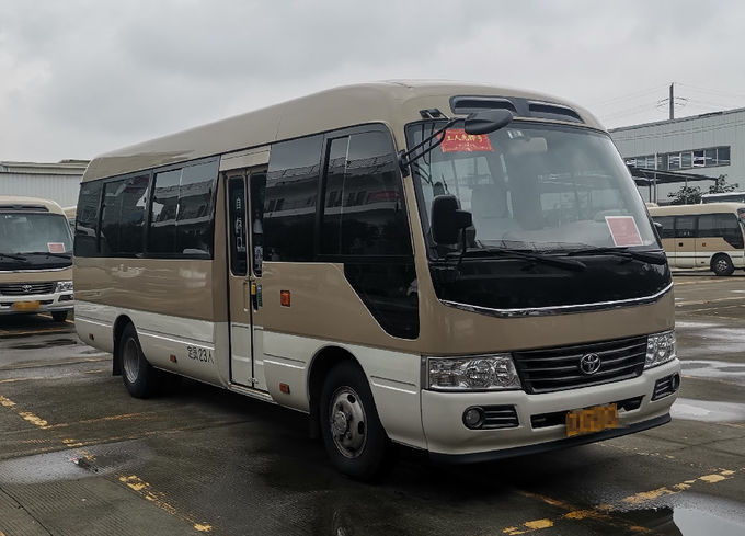 Benzin 23 Seater Coach Tour Bus Toyota Coaster 20 Seater 6