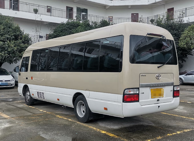 Benzin 23 Seater Coach Tour Bus Toyota Coaster 20 Seater 4