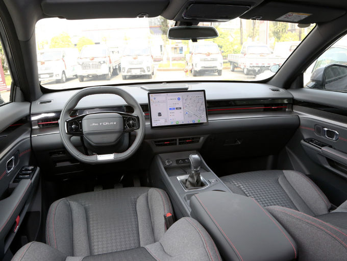 Benzin 5 Seat Jietu Urban Off Road Kendaraan roda depan Pengemudi 4×2 5