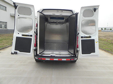 White Ford Transit Cargo Van Truk Pendinginan Bensin 4×2 1