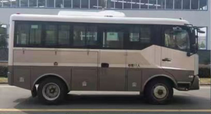 Dongfeng Four Wheel Drive Off Road Minibus Highway Bus 10-17 Kursi 4×4 Diesel Transmisi manual 2